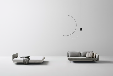 SAKÉ - Leather sofa bed by B&B Italia - view 3
